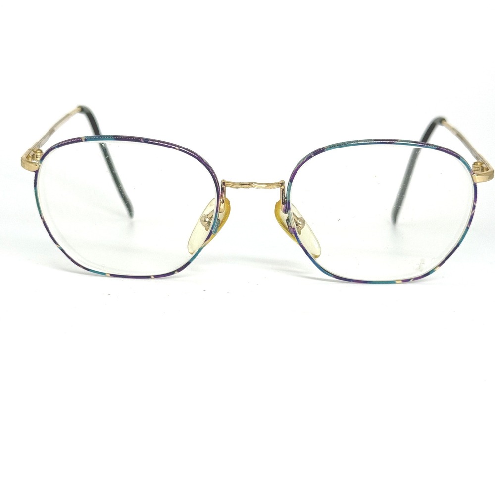 Sunjet by Carrera 5203 Eyeglass Frames Gold Purple Multi Italy 51-20 140 21906